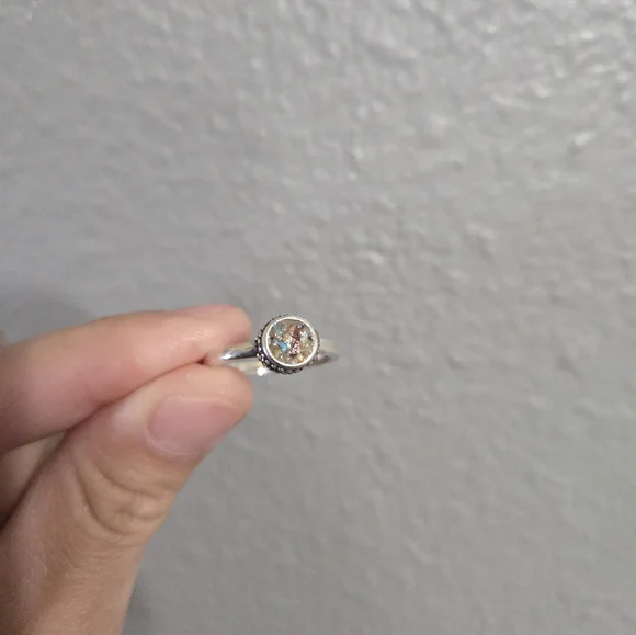 Sterling Silver Handmade Corn Ring Size 7 - Picture 7 of 15